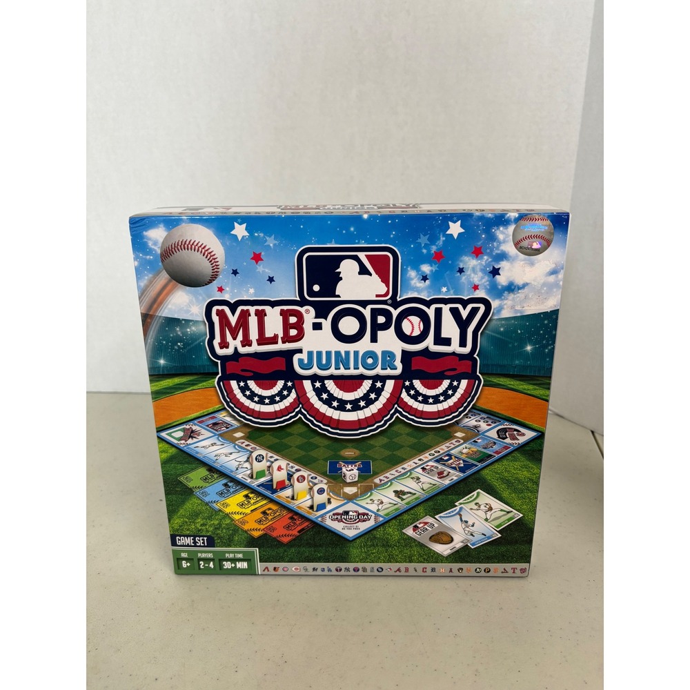 MLB-Opoly Junior Board Game MasterPieces MLB Baseball All 30 Teams New 61769 NEW